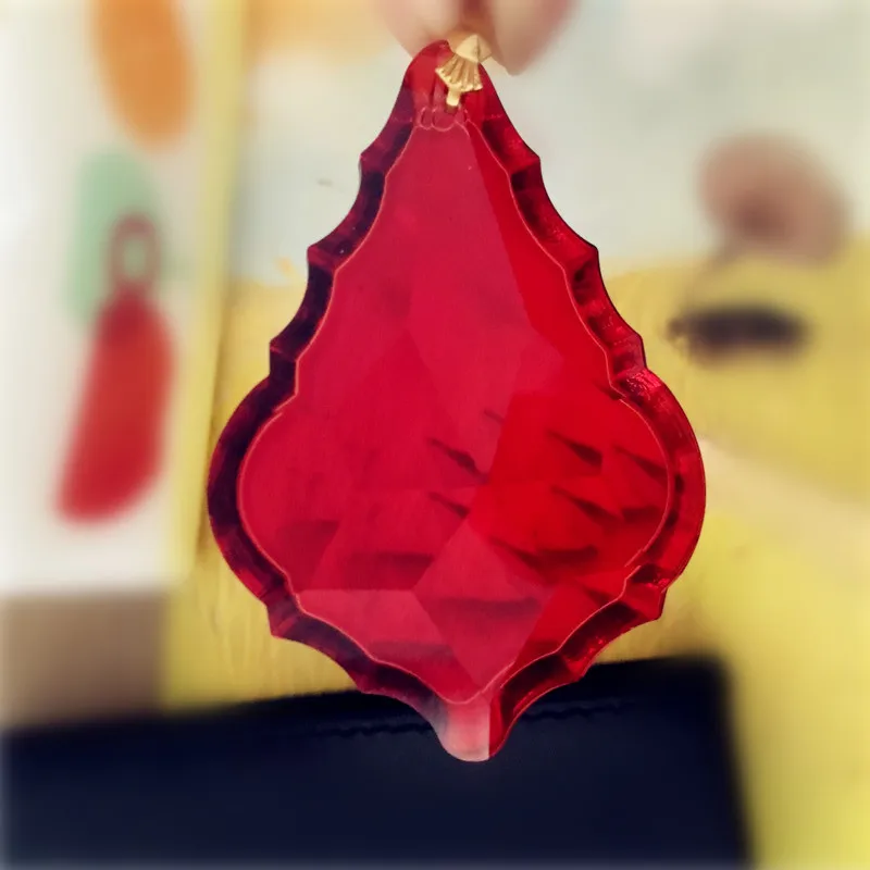 Хрустальная люстра 60 шт./лот 76 мм в виде кленового листа|crystal chandelier pendant|chandelier