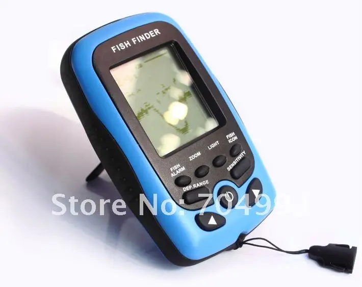 Многоязычная Sonar FSTN ЖК-дисплей Дисплей 2 уровней серого Портативный Рыболокаторы
