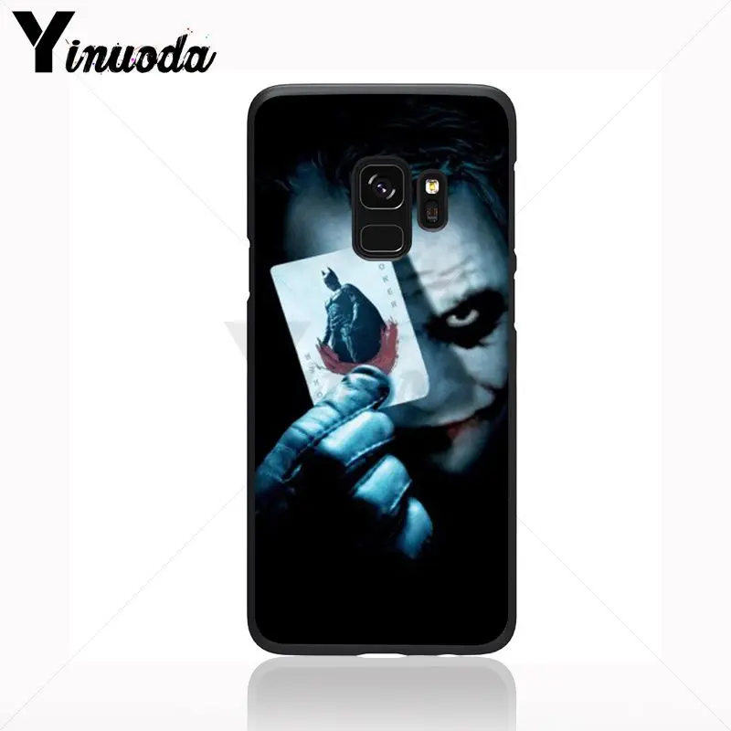 Yinuoda Crazy batman Joker tattoo дизайн милый телефон аксессуары чехол для Samsung Galaxy s9 s8 plus note 8