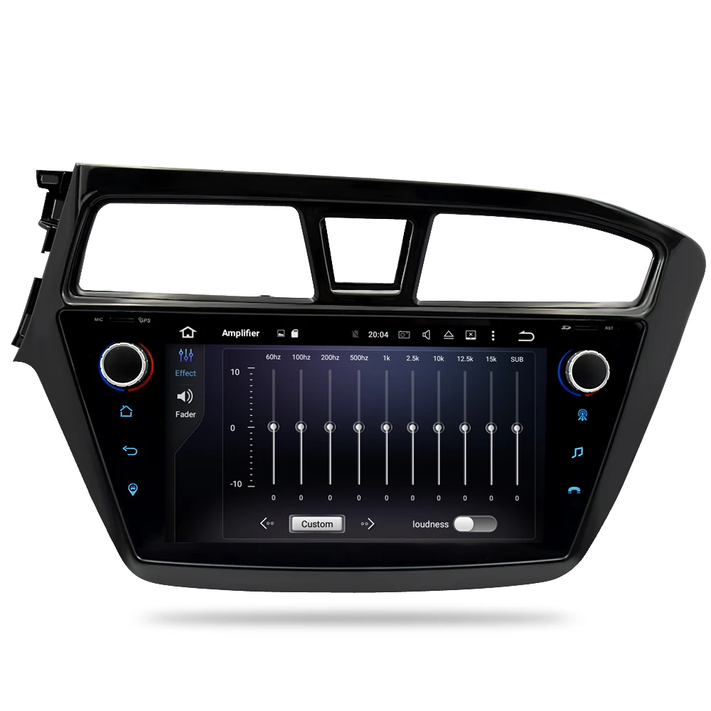 Ips 4G ram Android 9,0 автомобильный стерео радио плеер для hyundai I20- gps навигация Авто wifi FM аудио Bluetooth Мультимедиа