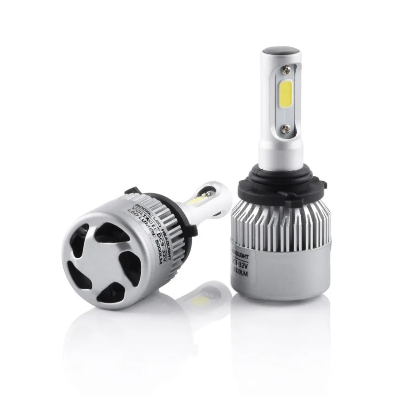 2x Plug &amp Play 9004 9005 HB3 H10 9006 HB4 H16 светодиодный головной светильник 72W фары для 8000LM s