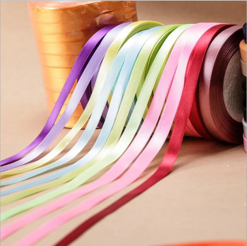 Длина 23 м ширина 1 см diy Рождественское украшение Репсовая лента Атлас для diy свадебный подарок упаковка стул швейная ткань поставки