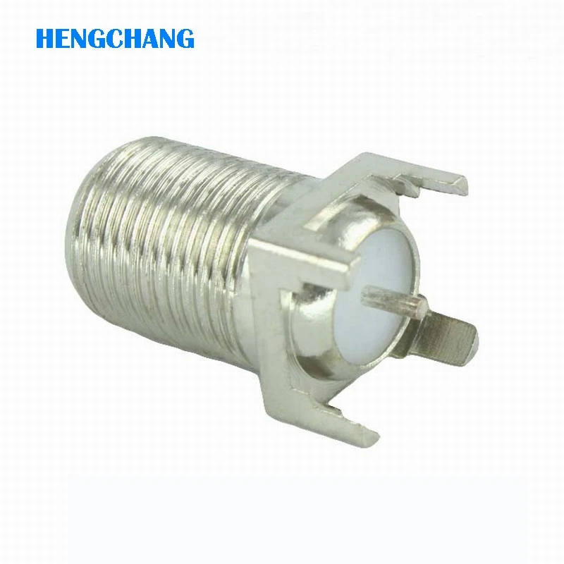 

Британская система F Тип гнездовой разъем с подставкой печатного монтажа прямой радиочастотный коаксиальный разъем 10 шт./лот