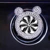Air Freshener whie Роскошные Алмазные хрустальные автомобильные аксессуары - Название цвета: Air Freshener whie