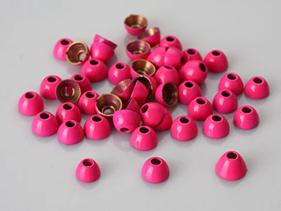 pink Конусные головки для системы связывания труб, материалы для завязывания мушек; 50 шт - Цвет: pink