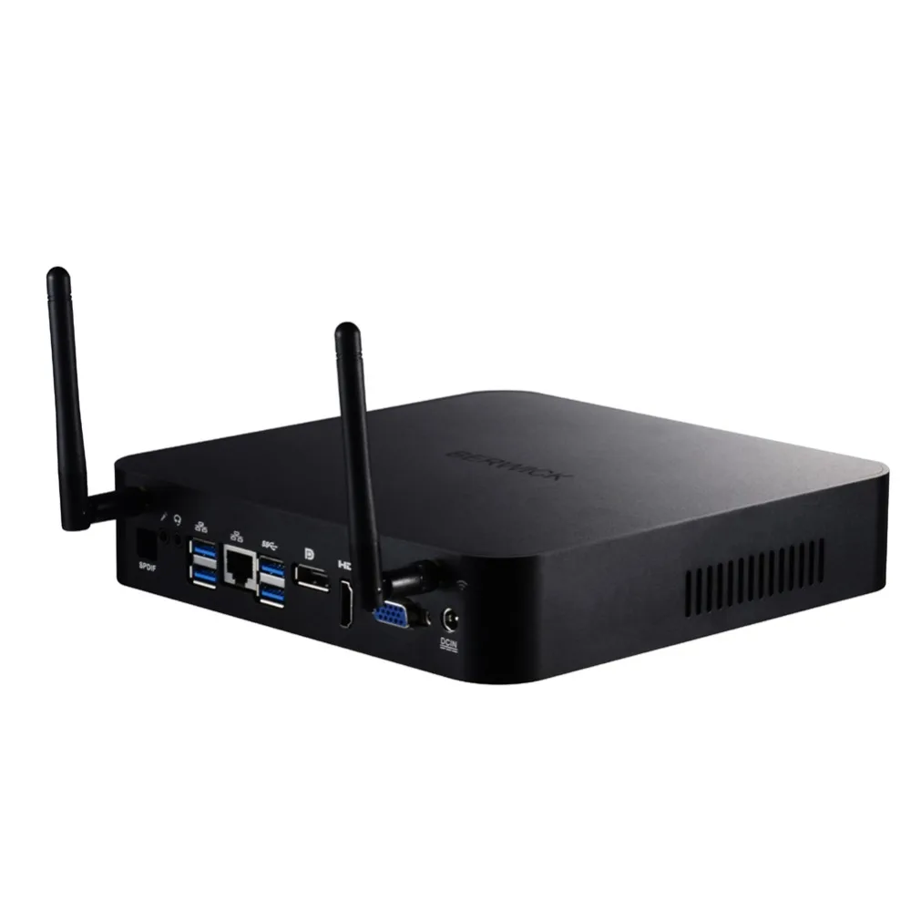 Бервик M3B Мини ПК Intel Core i7 7700HQ плюс 2 8 ГГц до 3 мини htpc компьютер 802.11AC WI FI gigabit 240 г SSD +