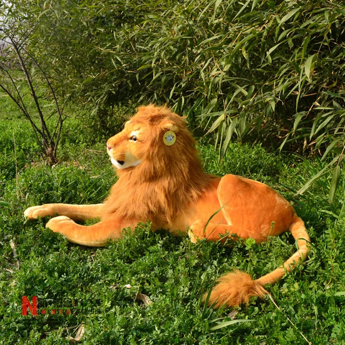 

stuffed animal 70 cm plush simulation lion toy doll great gift free shipping w309