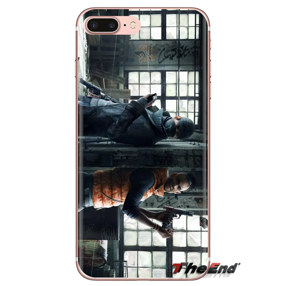 Прозрачные мягкие чехлы для iPod Touch Apple iPhone 4 4S 5 5S SE 5C 6 6S 7 8 X XR XS Plus MAX Watch Dogs PC adventure video