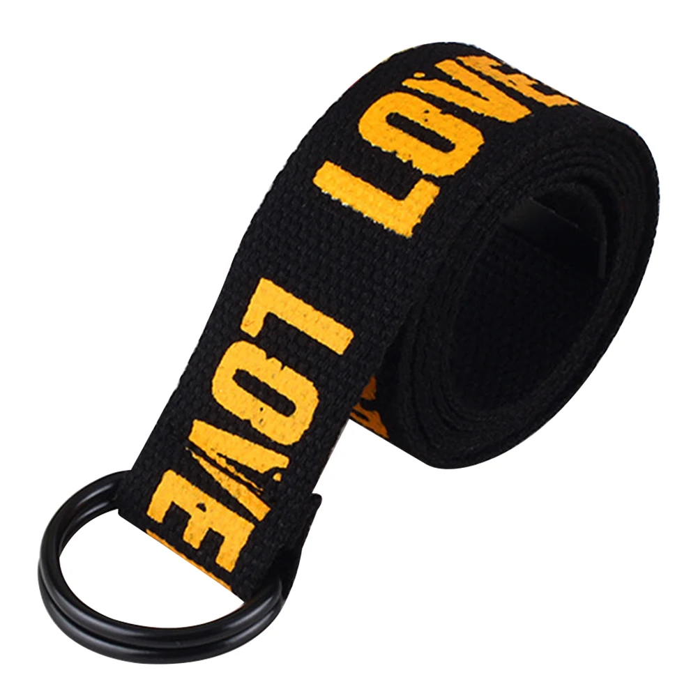 Подарки с буквенным принтом модный пояс d-образное кольцо двойной пряжкой