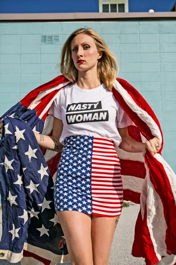 2019 Новинка Лидер продаж Футболка для женщин с буквенным принтом надписью &quotNasty