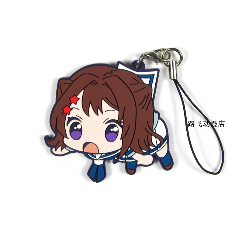 3 вида стилей Bang Dream Yamabuki Saya Rimiri фигурка аниме модель резиновый школьный брелок