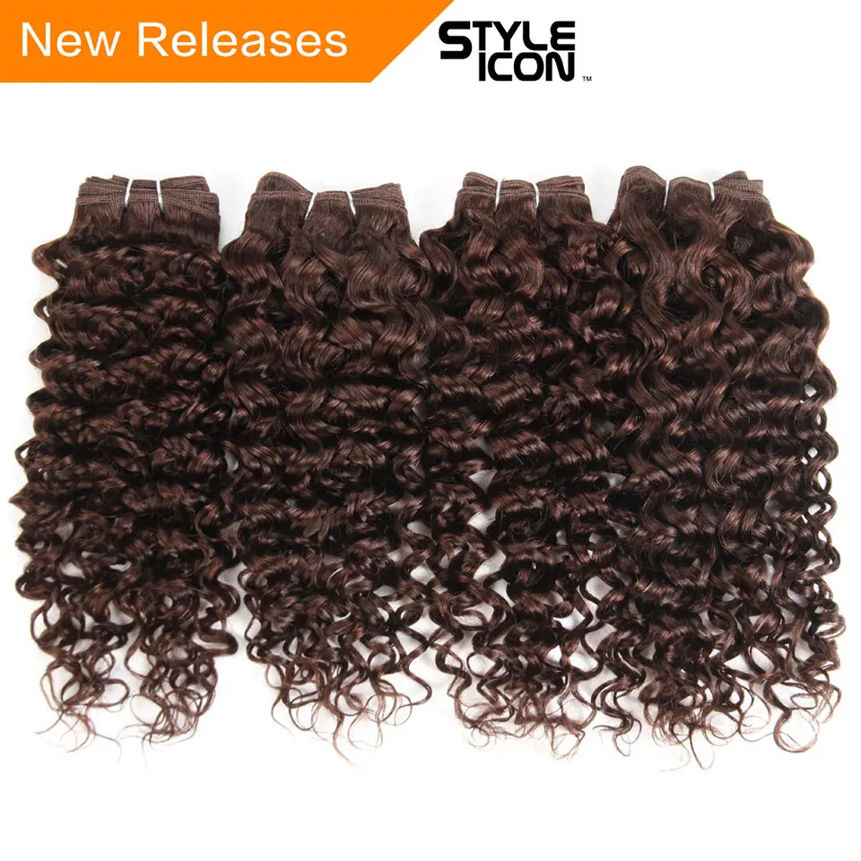 

Styleicon бразильские кудрявые волосы Джерри волнистые волосы 4 пряди 190 г 1 упаковка человеческие волосы пряди 4 цвета не Реми волосы для наращив...