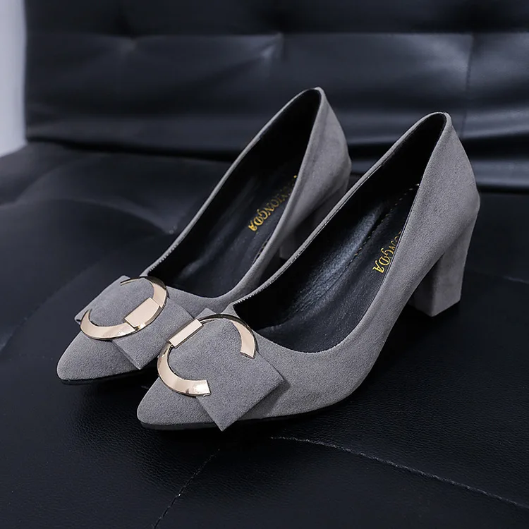 2019 г. весенне осенняя Корейская версия нового продукта тонкие туфли женская