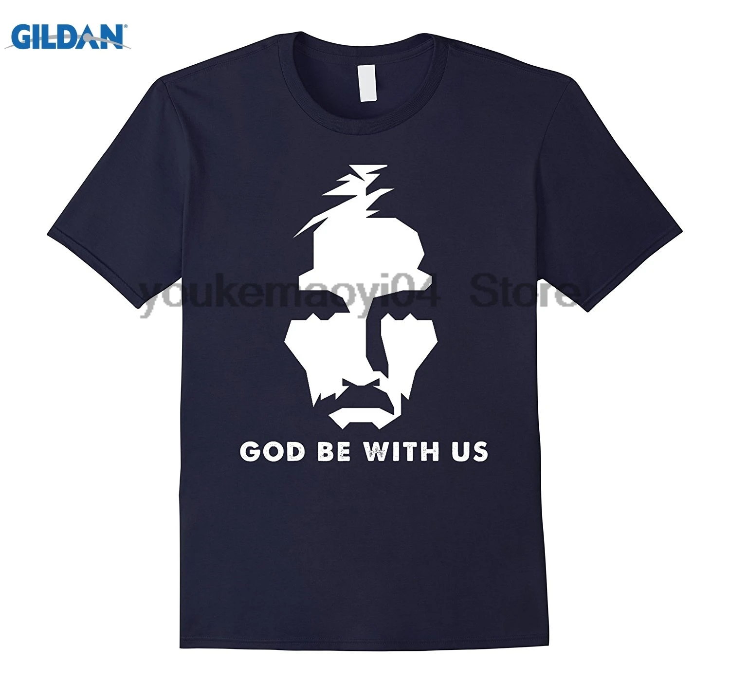 Футболка GILDAN God Be With Us для пасхи | Мужская одежда