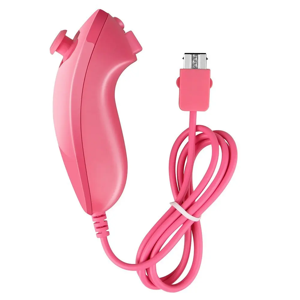 100 шт цвета Nunchunk пульт дистанционного управления для геймпад nintendo wii Nunchuck