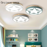 nordic modern simple star ceiling lamp childrens room boys and girls bedroom personality originality led ceiling lamp