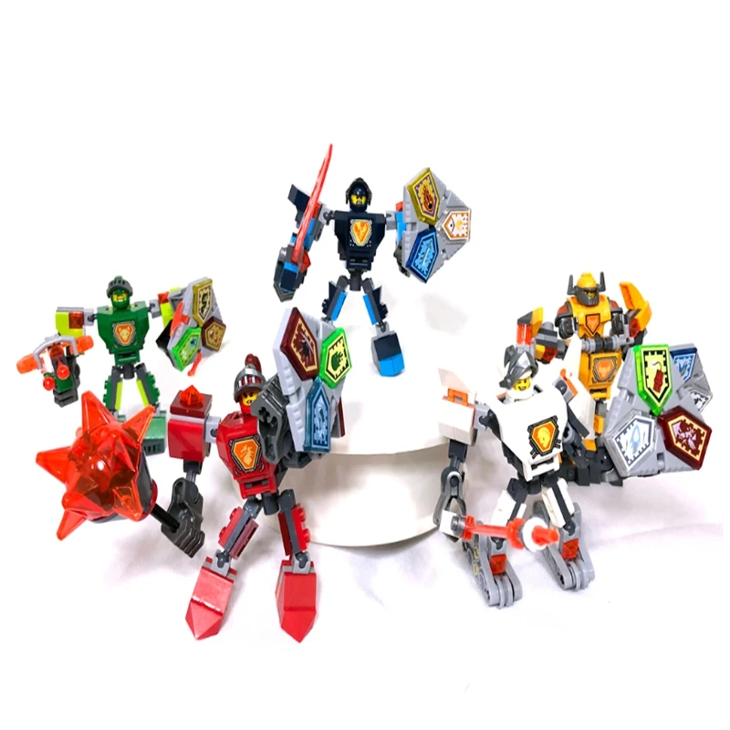 Новый Лидер продаж креативный рыцарь Крэй стервятник сборная колесница щит мех