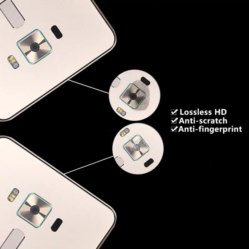 Back Camera Lens Tempered Glass Film For Asus Zenfone 3 Deluxe film for ZS550KL ZS570KL Protector |
