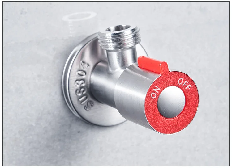 USU304Stainless Сталь впускные клапаны только для холодной воды, треугольный клапан Керамика катушки Valvula Ангуло Туалет промывные клапаны SJF-010-1