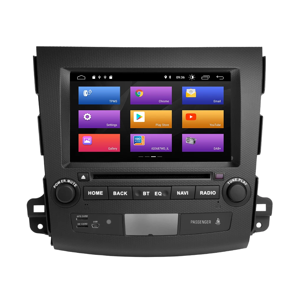 Josmile 2 Din Android 9 0 Автомобильный мультимедийный плеер для Mitsubishi Outlander 3 2007 2008 2009 2010 2011