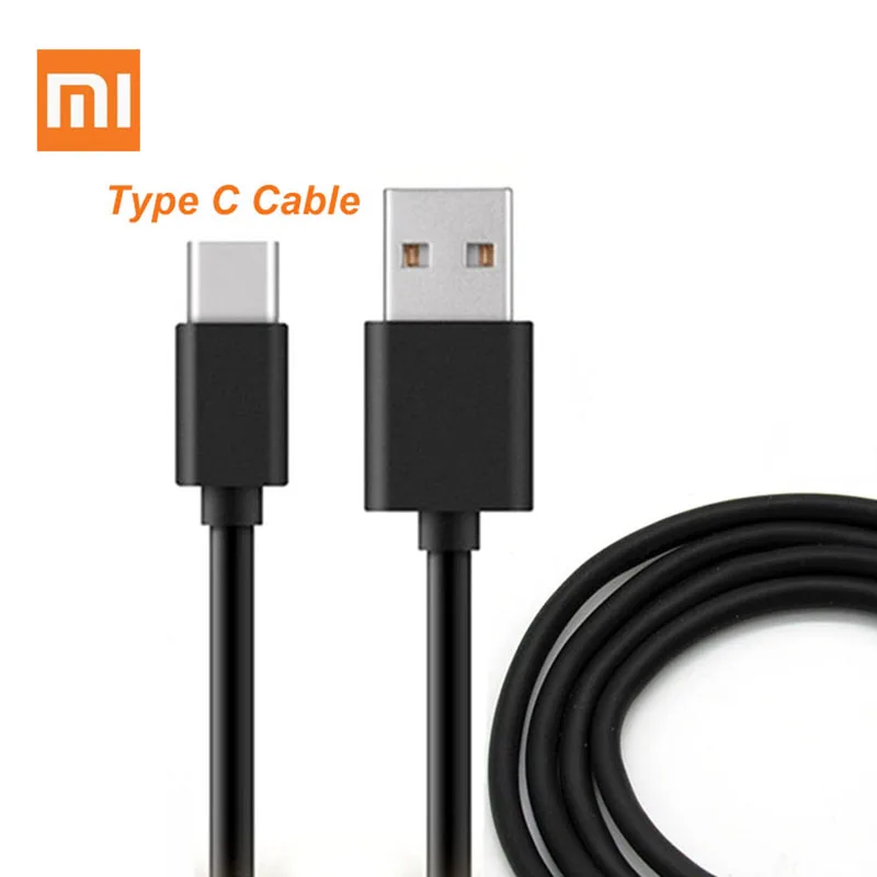 1 2 м кабель Oringial xiaomi type c для быстрой зарядки mi 9 8 se cc 9e 6 6x5 a2 redmi note 7 k20 pro pocophone F1 black