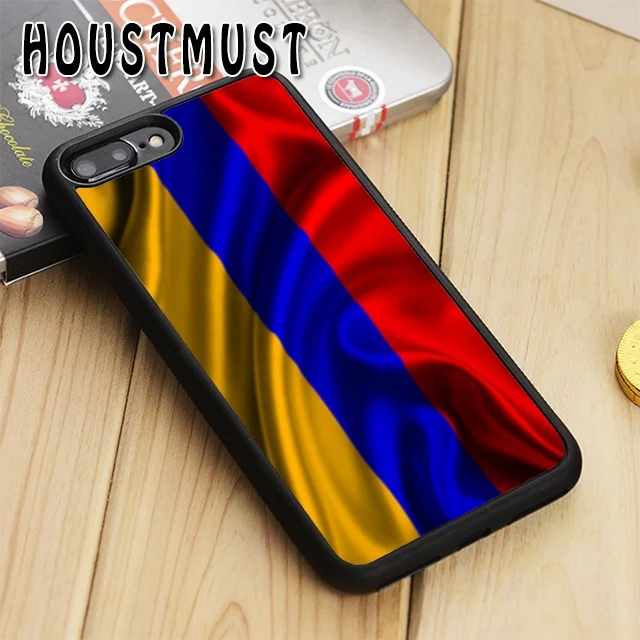 HOUSTMUST Армении Албании России эмблема флага чехол Чехол для iPhone 5 5S 6 S 7 8 X XR XS max galaxy S6