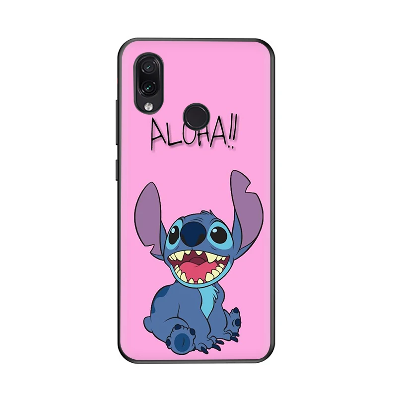 B7 Мультяшный силиконовый чехол для телефона lilo stich для Xiaomi Redmi 4A 4X5 6 A Plus Pro 7 GO Note 5 6 7 8 Pro 7A K20 Pro - Цвет: B7