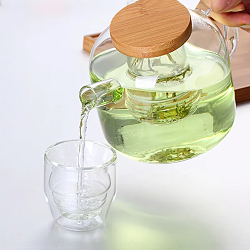 750ml High Capacity Lemon Flower Tea Kettle Heat Resistant Glass Kung Fu Set Electric Ceramics Heaters Dedicated Boil Teapot | Дом и сад