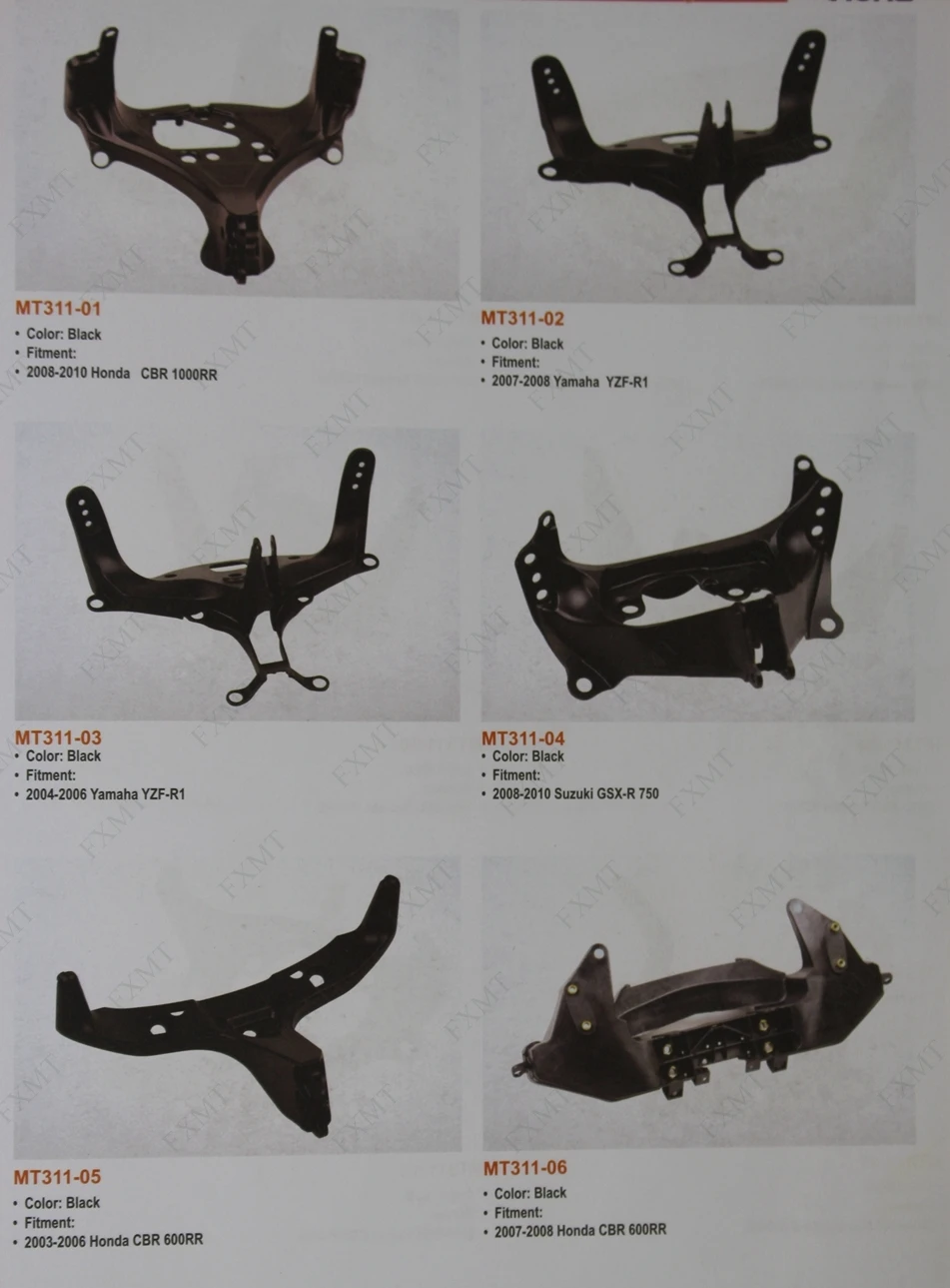 Для Kawasaki Zx14r ZZR Zx 14r Zx-14r 1400 ниндзя 2006- 2013 2012 2011 2010 2009 спереди для переднего света фар кронштейн багажника