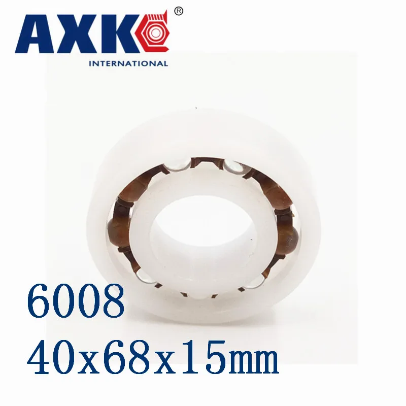 Пластиковые подшипники Axk 6008 Pom (10 шт.) 40x68x15 мм стеклянные шарики 40 мм/68 мм/15 мм|ball