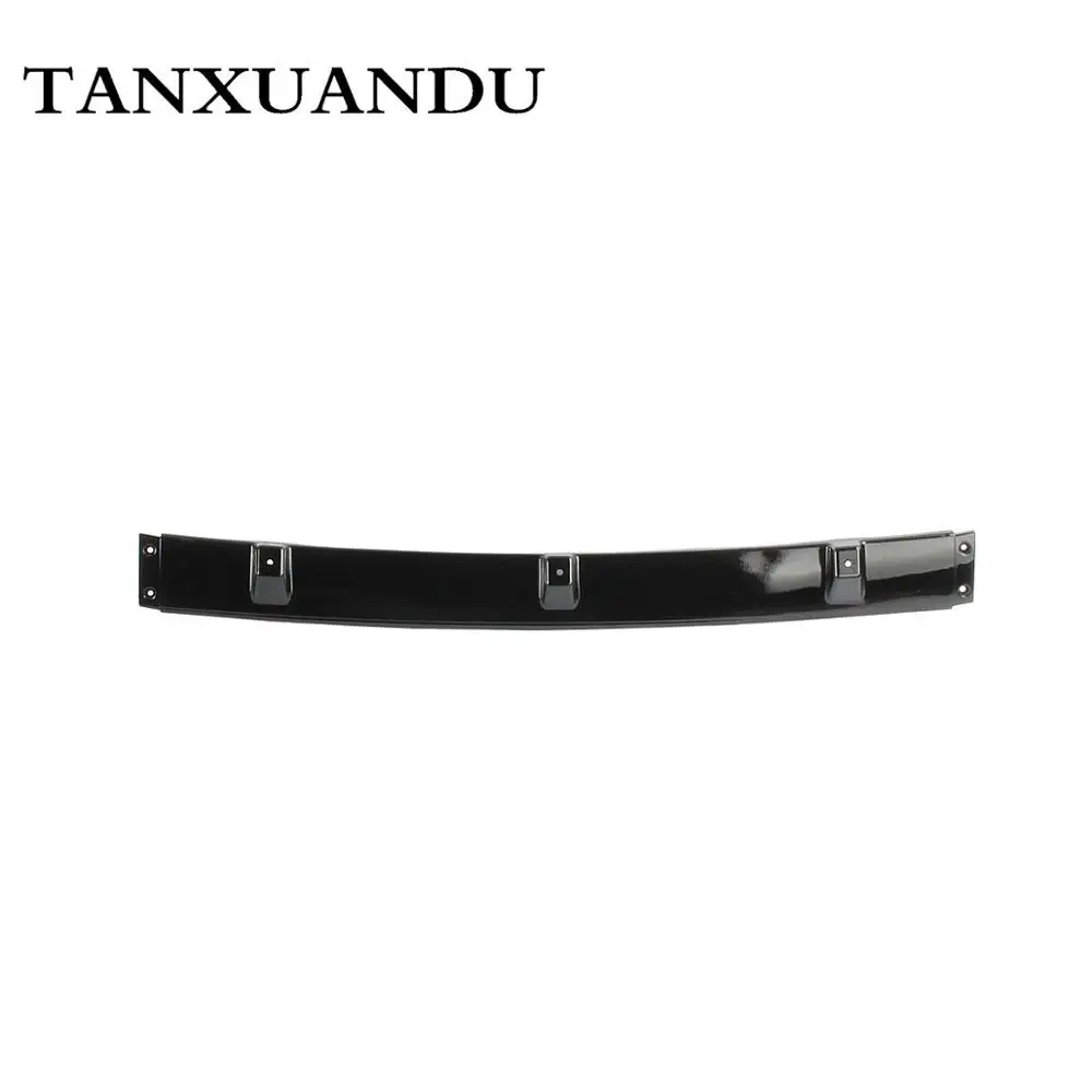 Окрашенный глянцевый черный 3 ступенчатый передний бампер спойлер крыло для