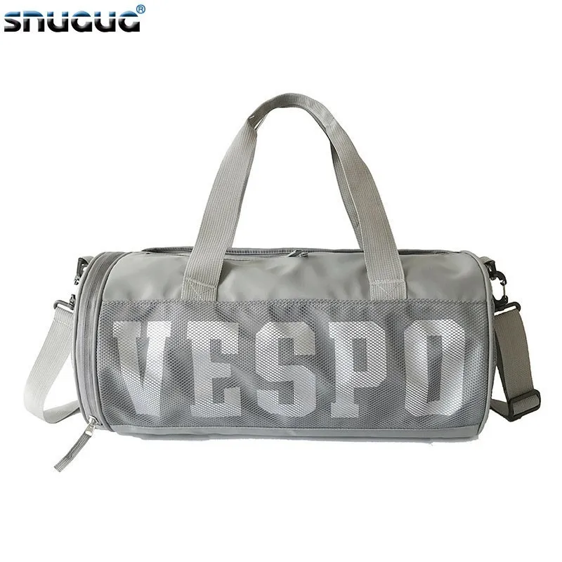 

SNUGUG Outdoor Travel Sports Bag Ladies Nylon Sport Gym Bag Women For Shoe New Shoulder Training Yoga Bags 2019 Big Fitness Bag