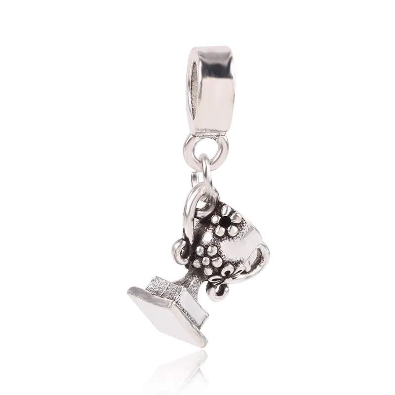 Dodocharms камера Микки Морская звезда любовь кулон с синим кристаллом Бусы из серебряного сплава талисманы Fit Pandora Браслеты DIY ювелирные изделия