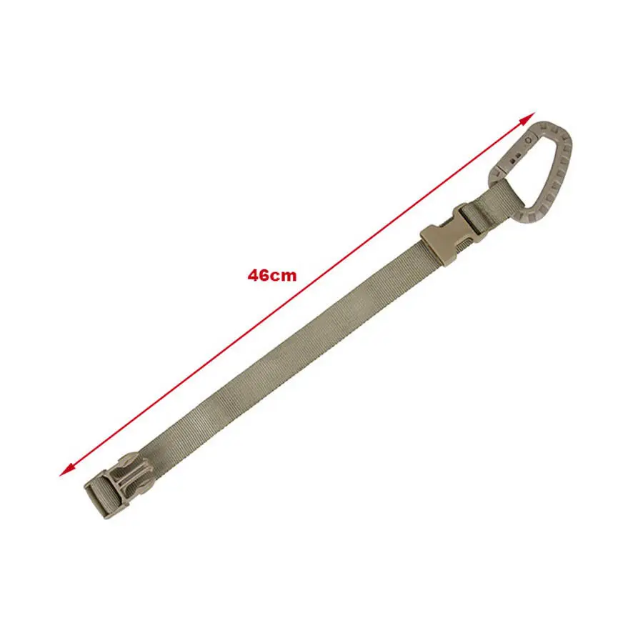 

Outdoor Adjustable Gear Strap DuPont POM Quick Release Buckle Multifunctional sling belt Free Shipping TMC Khaki