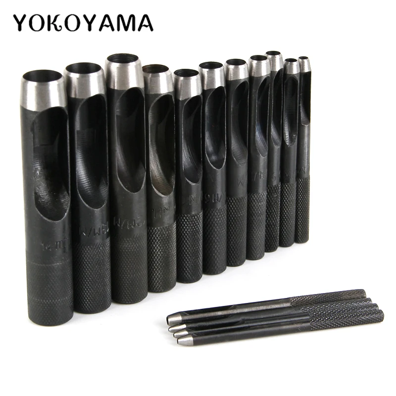 YOKOYAMA 30 размер стальной Пробивной кожаный инструмент полое отверстие для