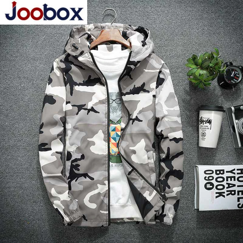 Мужская камуфляжная куртка JOOBOX Классическая Повседневная в стиле хип хоп с