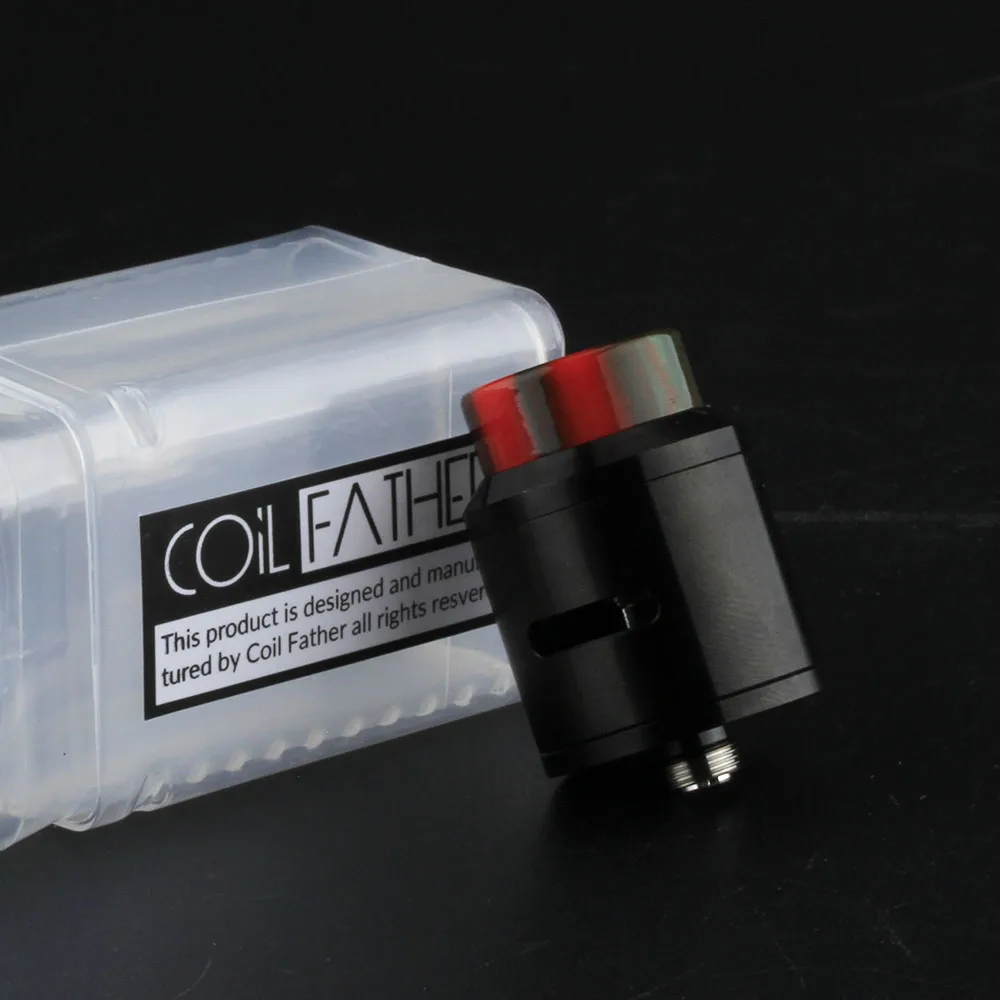 Coil Father Classic G 528 v1.5 Delta RDA 24mm Diameter 810 Resin Drip Tip For Electronic Cigarette Mod Adjustable Airflow Tank
Coil Father Classic G 528 v1.5 Delta RDA 24mm Diameter 810 Resin Drip Tip For Electronic Cigarette Mod Adjustable Airflow Tank