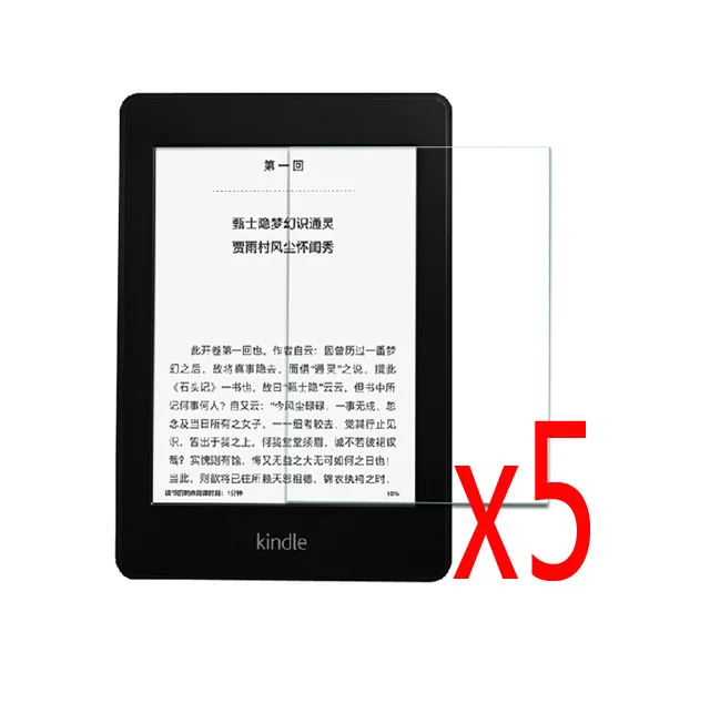 5x пленка + чистая одежда Антибликовая матовая защитная для экрана Amazon Kindle Paperwhite 1 &