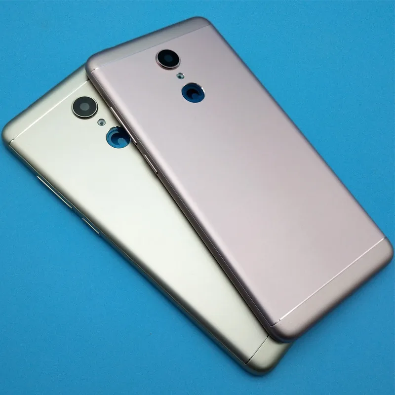 Чехол для Xiaomi Redmi 5, задняя крышка, корпус, металлическая дверь, камера, стекло, объектив, лоток для карт, держатель, запасные части