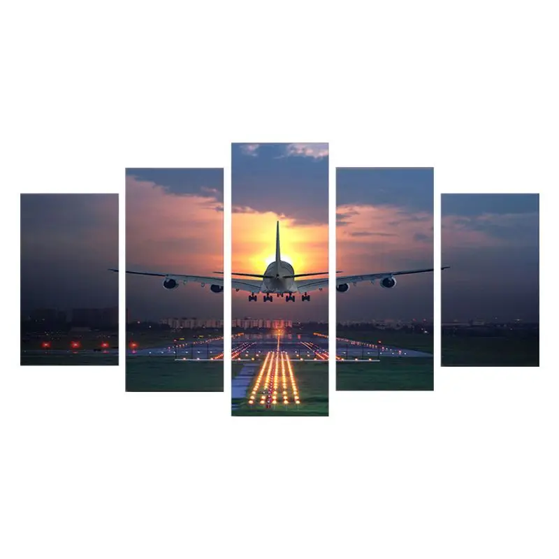 Настенные художественные плакаты Современное украшение для дома 5 панелей