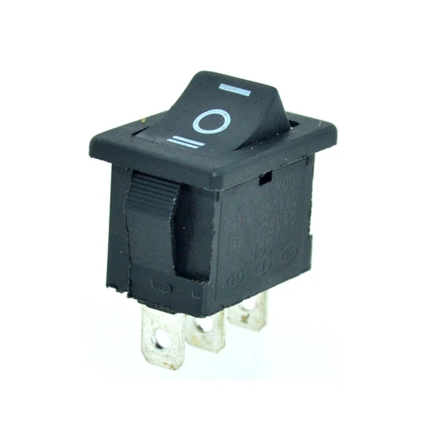 2Pin 3Pin SPST SPDT автомобильный кулисный переключатель для лодки ВКЛ./ВЫКЛ. ВКЛ./вкл. 2 позиции Красный Синий Черный Зеленый 12V 6A/10A 250 V/125VAC 19x13mm крепление - Цвет: ON-OFF-ON (SPDT)