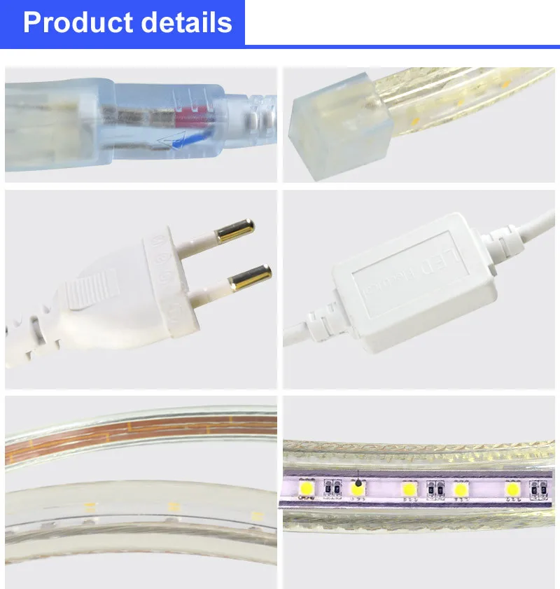 220 В 110 В Светодиодная лента 5050 50 м 100 м IP67 водонепроницаемая RGB RGBW двухцветная веревка для наружного освещения с радиочастотным пультом дистанционного управления DHL