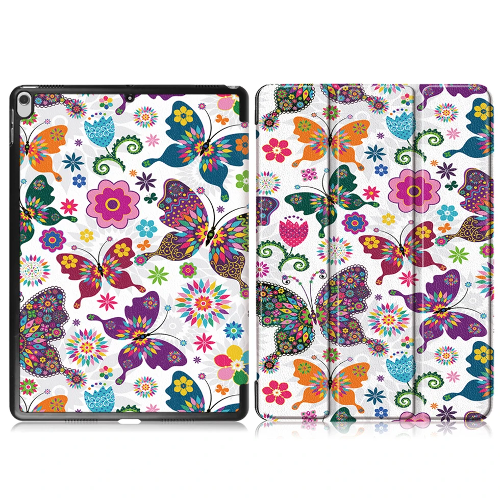 Тонкий чехол Funda для iPad Air 3 10,5 из искусственной кожи, Умный Магнитный защитный чехол-подставка для iPad Air 10,5 чехол