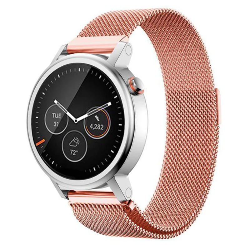 Миланская Магнитная Петля из нержавеющей стали ремешок для MOTO 360 2nd Смарт часы