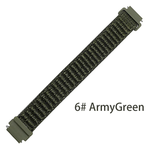 ArmyGreen 6 Браслет mi Band 3 4, нейлоновый браслет, аксессуары для умных часов, браслет mi Band 3 для Xiao mi band 3 4, браслет - Цвет ремешка: ArmyGreen 6