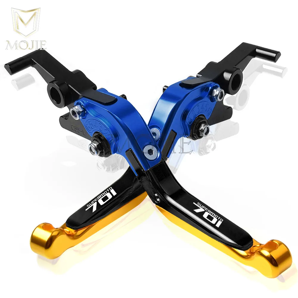 For Husqvarna 701 Supermoto 2017-2018 Motorcycles CNC Adjustable Folding Extendable Motor Brake Clutch Levers Set | Автомобили и