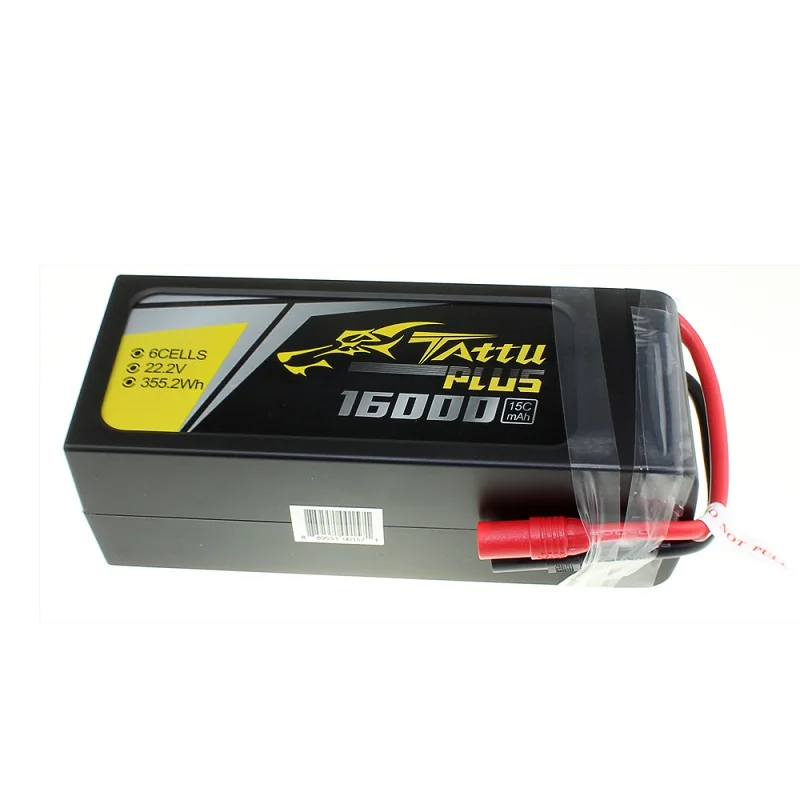 Аккумулятор TATTU LiPo 4S 6S 35C 25C 6600mAh 10000mAh 12000mah 16000mAh Plus 15C 25C 22,2 V LithiumRC - Цвет: 16000 6S PLUS 15C