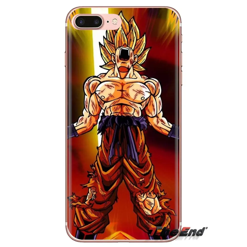 Dbz goku обои для HTC One U11 U12 X9 M7 M8 A9 M9 M10 E9 Plus Desire 630 530 626 628 816 820 830 мягкий прозрачный чехол |