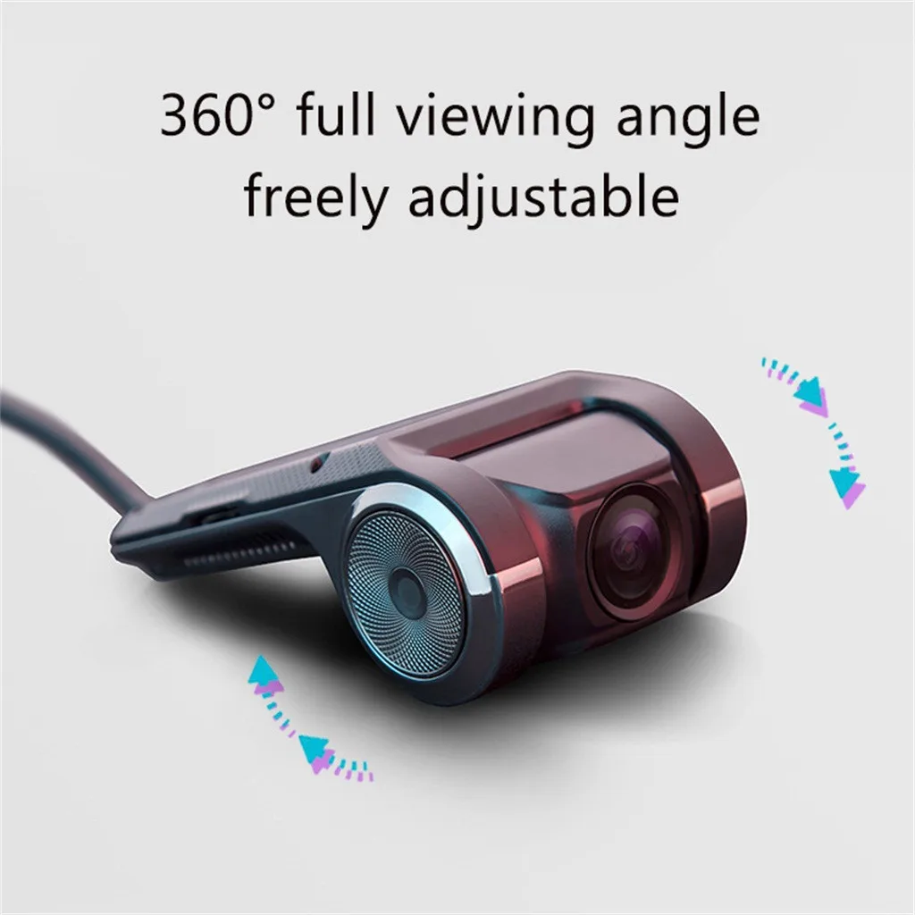 Автомобильный видеорегистратор USPS X28 с объективом 1080P FHD Wi-Fi встроенным G-датчиком