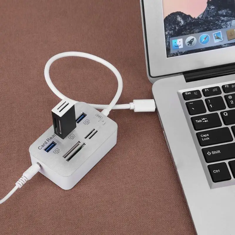Высокоскоростной адаптер конвертер Basix USB Type C 3 1 на 0 для Macbook ноутбука SD/TF/M2/MS Windows XP